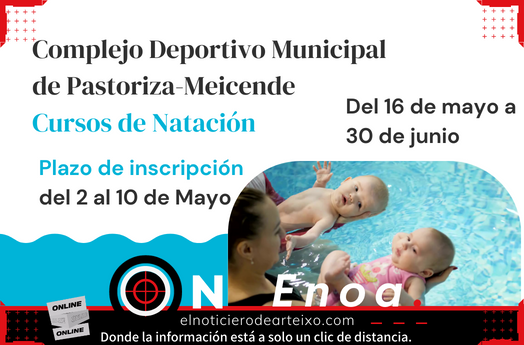 Cursos de natación Complejo Deportivo Municipal de Pastoriza-Meicende